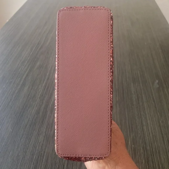 Kate Spade Pink Glitter Cosmetic Bag - Picture 2 of 4